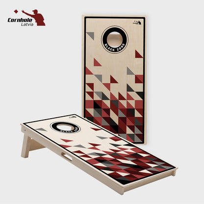 Cornhole Latvia spēles komplekts (15mm) - Ģeometrija