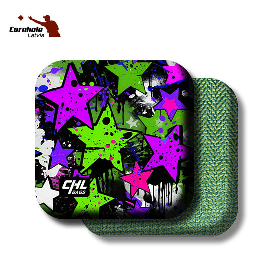 Cornhole Latvia - Funky Stars - 4 Maisiņi